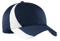 Sport-Tek Dry Zone Nylon Colorblock Cap - True Navy/ White