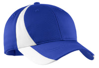 Sport-Tek Dry Zone Nylon Colorblock Cap - True Royal/ White