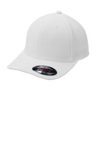 Sport-Tek Flexfit Performance Solid Cap - White
