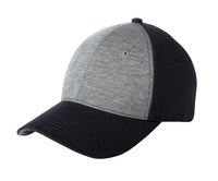 DISCONTINUED Sport-Tek Jersey Front Cap - Vintage Heather/ Black