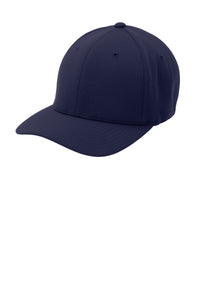 Sport-Tek Flexfit Cool & Dry Poly Block Mesh Cap - True Navy