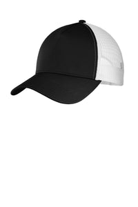 Sport-Tek  PosiCharge  Competitor  Mesh Back Cap - Black/ White
