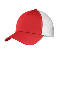 Sport-Tek  PosiCharge  Competitor  Mesh Back Cap - True Red/ White