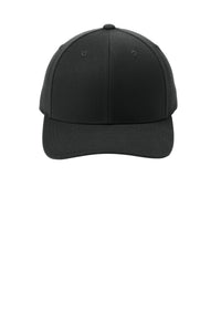 Sport-Tek  YP Classics  Curve Bill Snapback Cap - Black
