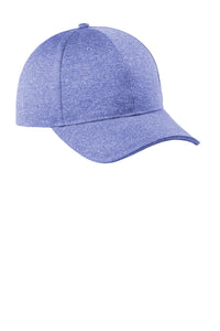 Sport-Tek  Contender  Snapback Cap - True Royal Heather/ True Royal Heather