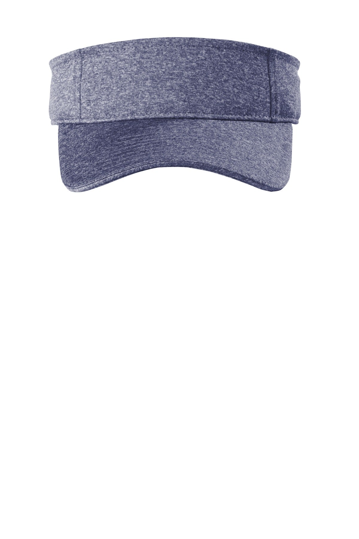DISCONTINUED Sport-Tek  Contender  Visor - True Navy Heather/ True Navy