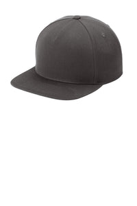 Sport-Tek YP Classics Premium 5-Panel Snapback Cap STC55 - Iron Grey
