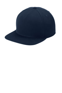 Sport-Tek YP Classics Premium 5-Panel Snapback Cap STC55 - True Navy