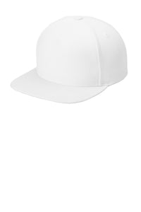 Sport-Tek YP Classics Premium 5-Panel Snapback Cap STC55 - White