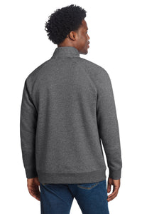 Sport-Tek Drive Fleece 1/4-Zip Pullover STF202 - Graphite Heather Back