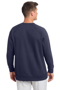 Sport-Tek Drive Fleece Crewneck STF203 - True Navy Back
