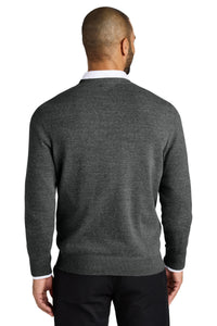 Port Authority Easy Care V-Neck Sweater SW2850 - Charcoal Heather Back