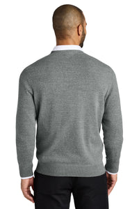 Port Authority Easy Care V-Neck Sweater SW2850 - Medium Heather Grey Back