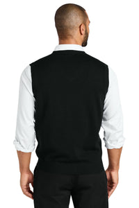 Port Authority Easy Care Sweater Vest SW2860 - Deep Black Back