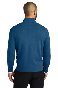 Port Authority Easy Care 1/4-Zip Sweater SW2900 - Aegean Blue Heather Back