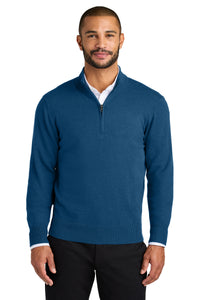 Port Authority Easy Care 1/4-Zip Sweater SW2900 - Aegean Blue Heather