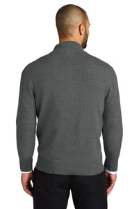 Port Authority Easy Care 1/4-Zip Sweater SW2900 - Charcoal Heather Back