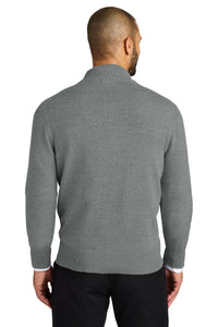 Port Authority Easy Care 1/4-Zip Sweater SW2900 - Medium Heather Grey Back