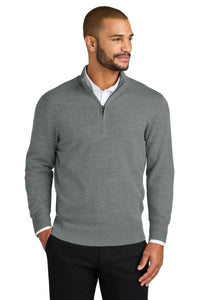 Port Authority Easy Care 1/4-Zip Sweater SW2900 - Medium Heather Grey