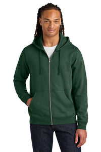 Stanley/Stella Unisex Mixer Full-Zip Hooded Sweatshirt SXU011 - Bottle Green