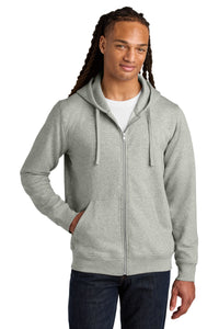 Stanley/Stella Unisex Mixer Full-Zip Hooded Sweatshirt SXU011 - Heather Grey