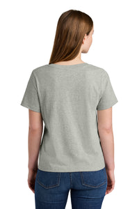 Stanley/Stella Women's Stella Isla V-Neck Tee SXW032 - Heather Grey Back