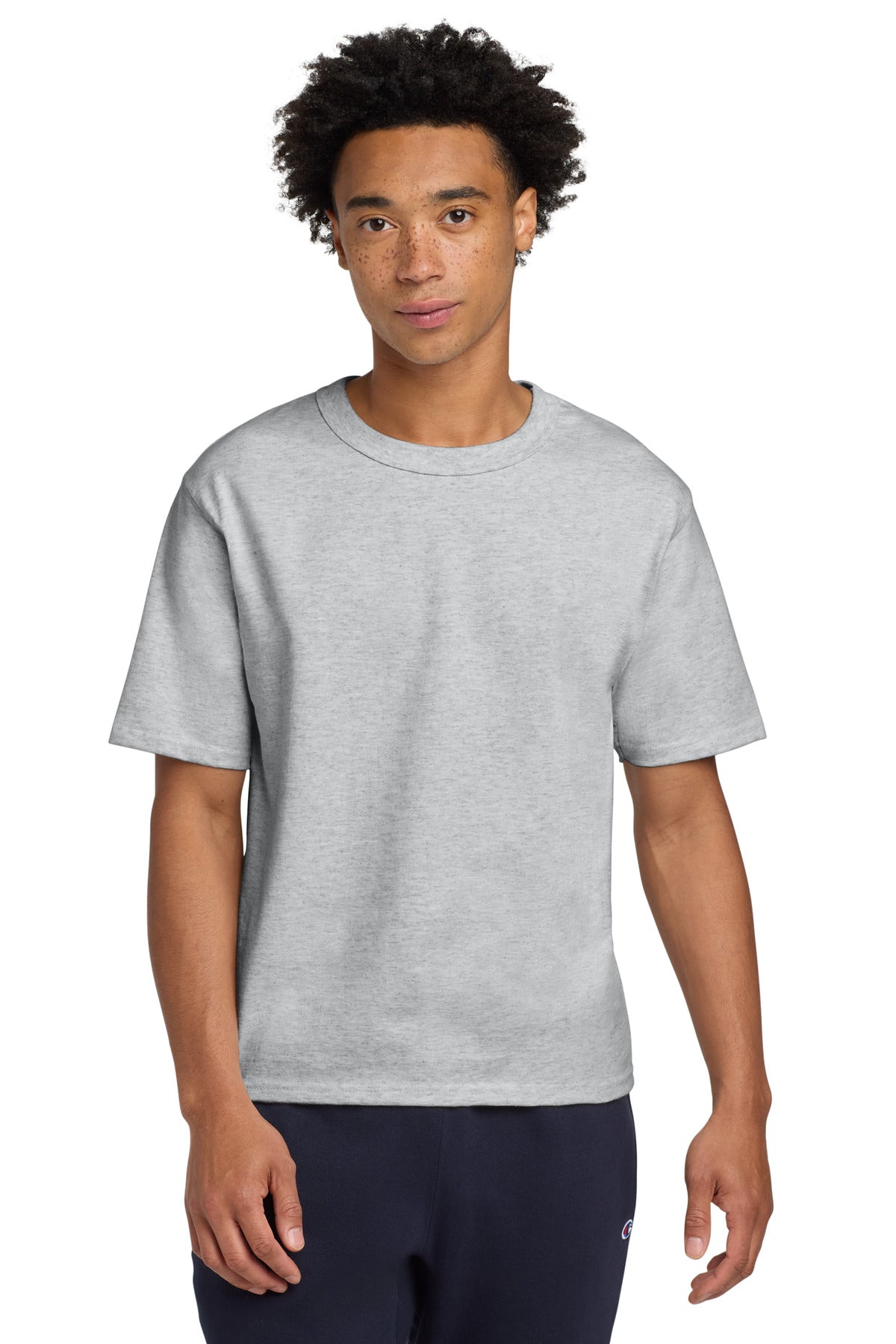 Champion   Heritage 7-Oz. Jersey Tee T105 - Ash