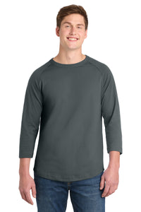 Sport-Tek Colorblock Raglan Jersey - Iron Grey