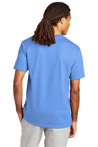 Champion   Heritage 6-Oz. Jersey Tee T425 - Light Blue Back