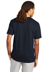 Champion   Heritage 6-Oz. Jersey Tee T425 - Navy Back