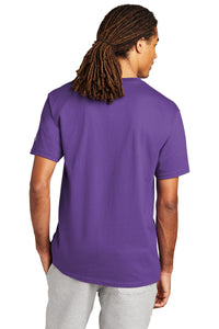 Champion   Heritage 6-Oz. Jersey Tee T425 - Purple Back