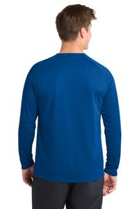 Sport-Tek Dry Zone Long Sleeve Raglan T-Shirt - True Royal Back