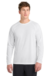 Sport-Tek Dry Zone Long Sleeve Raglan T-Shirt - White