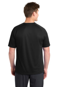 Sport-Tek Dry Zone Short Sleeve Raglan T-Shirt - Black Back