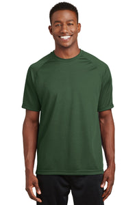 Sport-Tek Dry Zone Short Sleeve Raglan T-Shirt - Forest Green