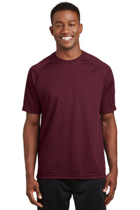 Sport-Tek Dry Zone Short Sleeve Raglan T-Shirt - Maroon