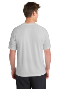 Sport-Tek Dry Zone Short Sleeve Raglan T-Shirt - Silver Back