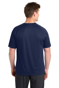Sport-Tek Dry Zone Short Sleeve Raglan T-Shirt - True Navy Back