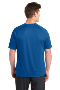 Sport-Tek Dry Zone Short Sleeve Raglan T-Shirt - True Royal Back