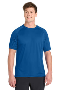 Sport-Tek Dry Zone Short Sleeve Raglan T-Shirt - True Royal