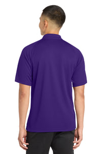 Sport-Tek Dry Zone Raglan Polo - Purple Back