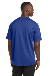 Sport-Tek Dry Zone Colorblock Crew - True Royal/ White Back