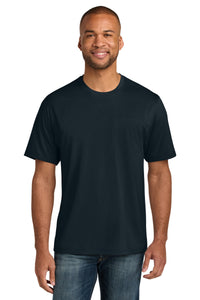 CornerStone Tall Workwear Pro Short Sleeve Pocket Tee TLCS440P - Navy