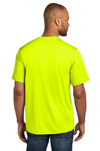 CornerStone Tall Workwear Pro Short Sleeve Pocket Tee TLCS440P - Safety Yellow Back