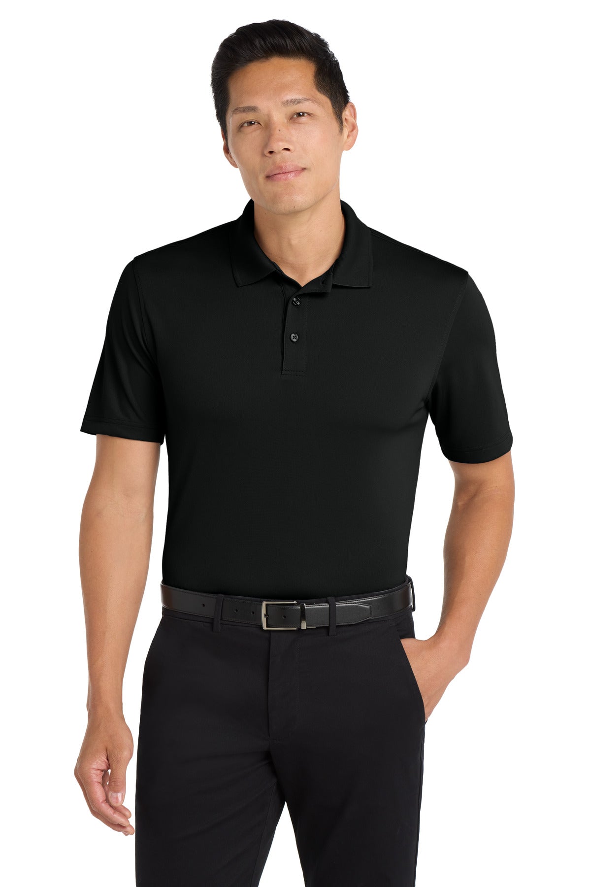 Port Authority Tall Dry Zone UV Micro-Mesh Polo TLK110 - Deep Black