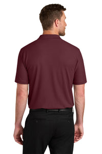 Port Authority Tall Wearever Signature Pique Polo TLK200 - Burgundy Back