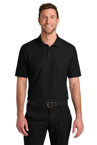 Port Authority Tall Wearever Signature Pique Polo TLK200 - Deep Black