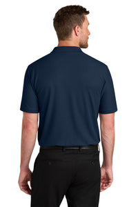 Port Authority Tall Wearever Signature Pique Polo TLK200 - River Blue Navy Back