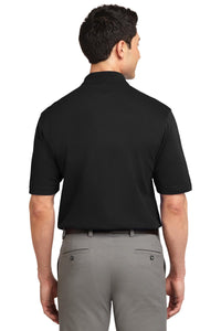 Port Authority Tall Rapid Dry Polo - Jet Black Back