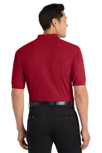 Port Authority Tall Silk Touch Polo - Red Back